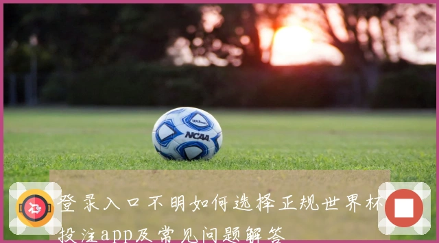 登录入口不明如何选择正规世界杯投注app及常见问题解答