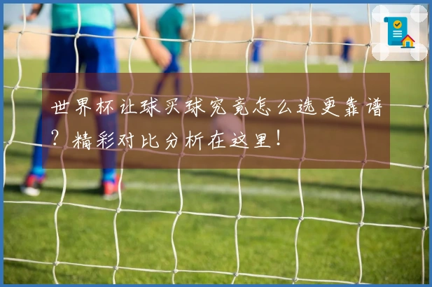 世界杯让球买球究竟怎么选更靠谱？精彩对比分析在这里！